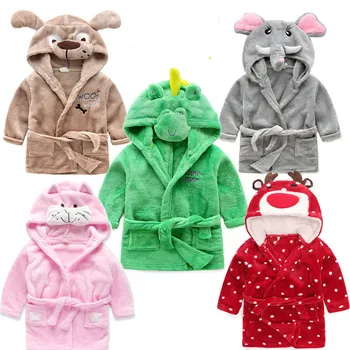 

Baby Boys Home Wear Baby Girls Pajamas Cosplay Pajamas Home Wear Cartoon Pajamas Coral Velvet Warm Yukata Pajamas