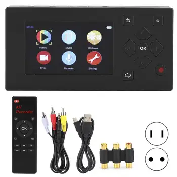 

HD Video Capture Recorder Analog to Digital Adapter Support Memory Card (100-240V) New