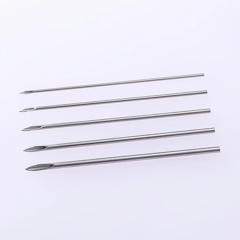 5-25PC Disposable Body Piercing Needles Set Ear Belly Tongue Eyebrow Nipple Lip Sterile Surgical Steel Tattoo Piercing Tools Kit