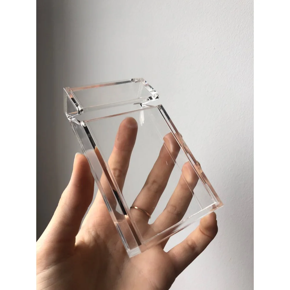 

Acrylic Cigarette Pocket Box Cigarette Case Storage Box Cigar Cases Portable Boxes Streetstyle for Man Woman