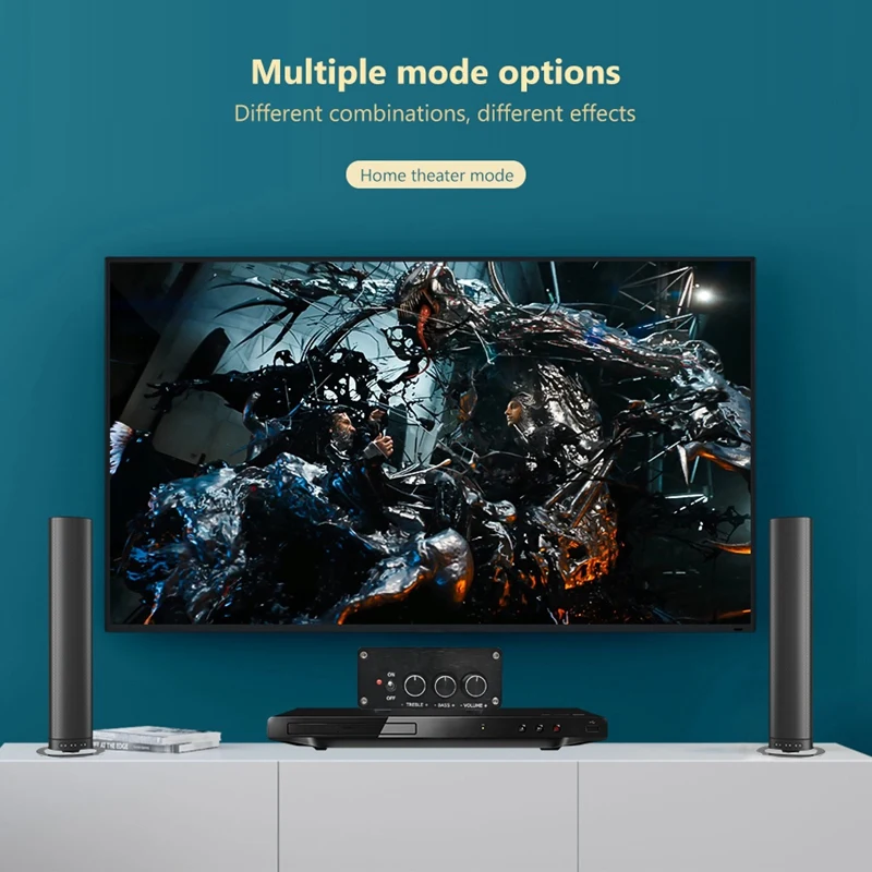 Tpa3116 цифровой аудио усилитель 2,0 Hifi Bluetooth 4,2 Класс D стерео усилитель высокой мощности 100Wx2 домашний кинотеатр