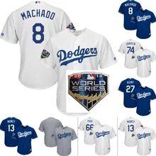 Мужчины Джерси#8 Manny 27 Matt Kemp 74 Jansen 13 Max Muncy 66 Yasiel Puig World
