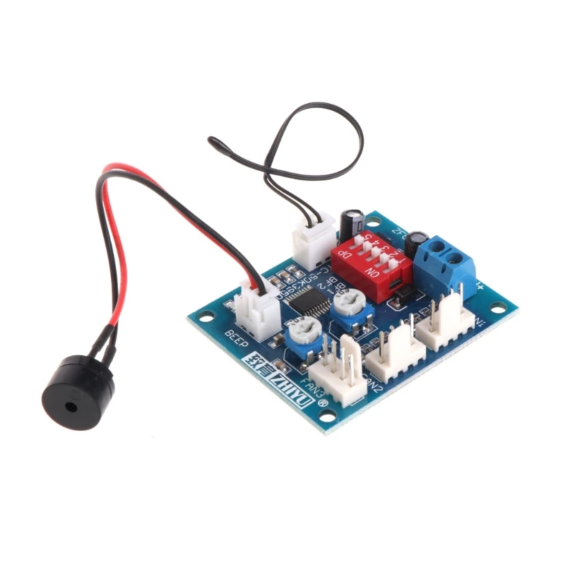 12V CPU вентилятор контроль температуры контроллер скорости ШИМ модуль сигнал