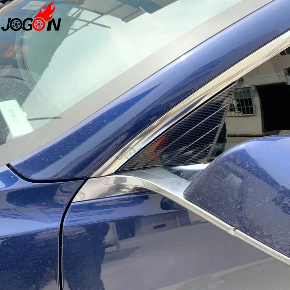 Ищите углеродное волокно для Tesla Model 3 2017 2019 боковой кузов автомобиля передняя