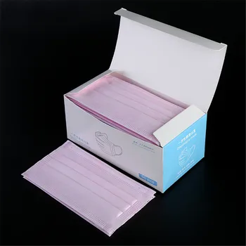 

In Stock 50pc Respirator Scarf Mascarilla Mask For Face Маски Mascherine Disposable Respirator Industrial 3ply Ear Loop Masque