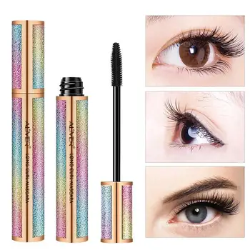 

ALIVER Waterproof Extension Long Thick curling Mascara 4D Makeup Eyelash Mascara Silk Fiber Lash Eyelash Makeup TSLM1