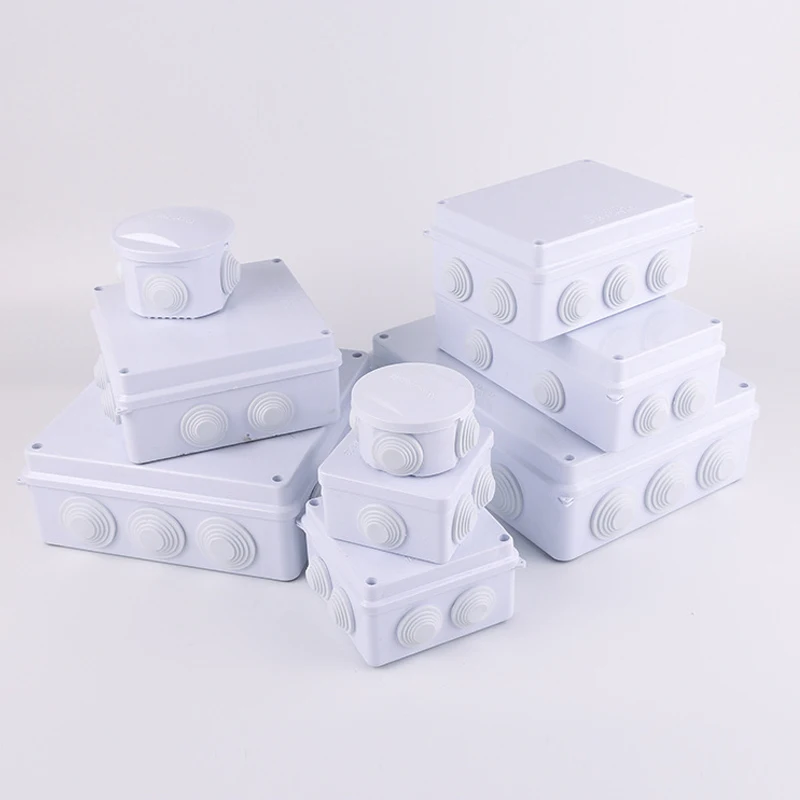 ABS 플라스틱 IP65 IP66 방수 접합 상자 DIY 야외 전기 연결 상자 케이블 분기 상자, 도매
