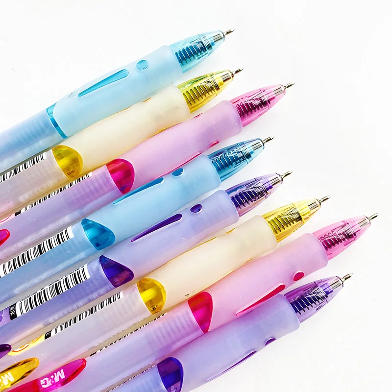 4pcslotCandyColorExclamationMarkFruitSmellGrispBallBallpoint