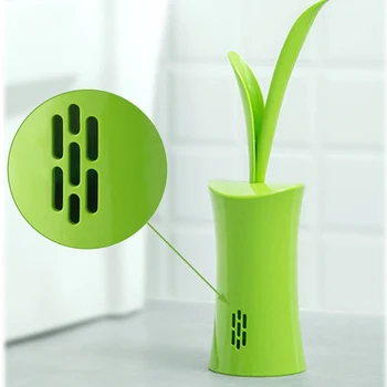 

Creative Cute Grass Toilet Brush Holder Set Antibacterial Bristles WC Bathroom Lavatory Household Floor Cleaning Tool