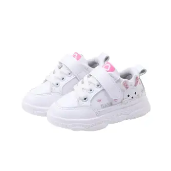 

Baby Girls Shoes Cute Cartoon Love Soft Toddler Kids Sneakers For Girls School Children Shoes Girls Size 21-30