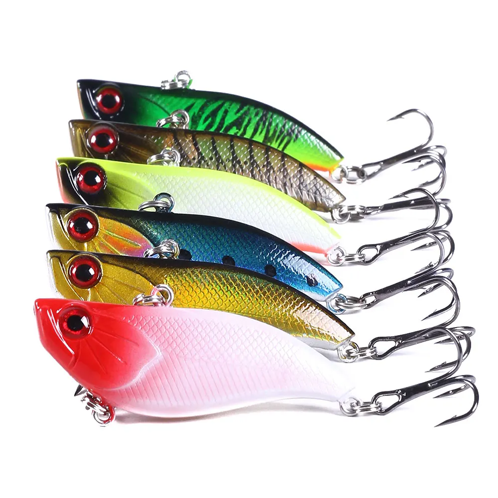 HENGJIA 1 шт. 6 см 16,5 г погремушка Lipless Crankbait Вибрирующая Тонущая приманки для рыб искусственная жесткая приманка воблеры