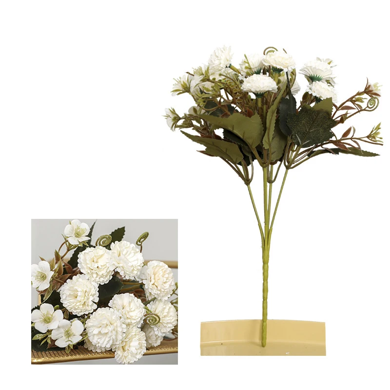 

11Pcs Artificial Fake Carnation Flower For Bridal Bridesmaid Wedding Party Decor