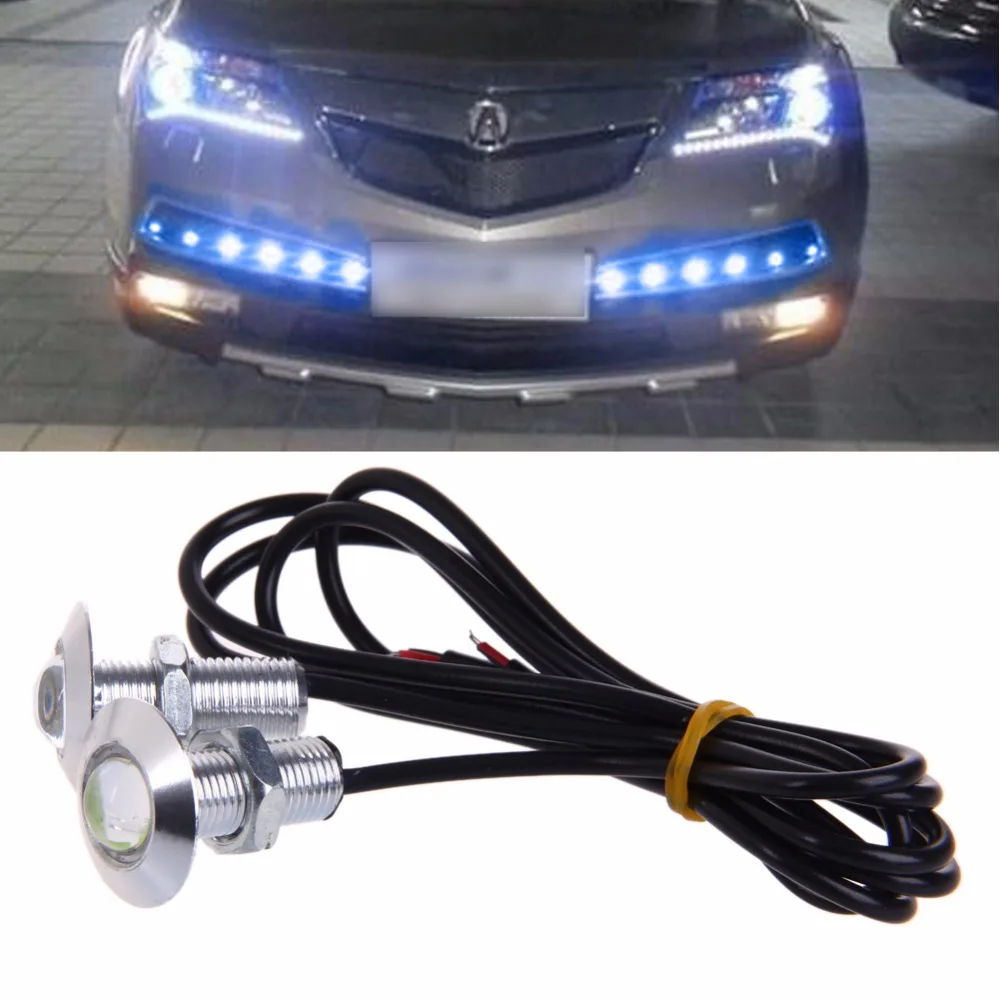

1 Pair DC 12V 23mm Eagle Eye LED Daytime Running DRL Light Car Auto Lamp Blue