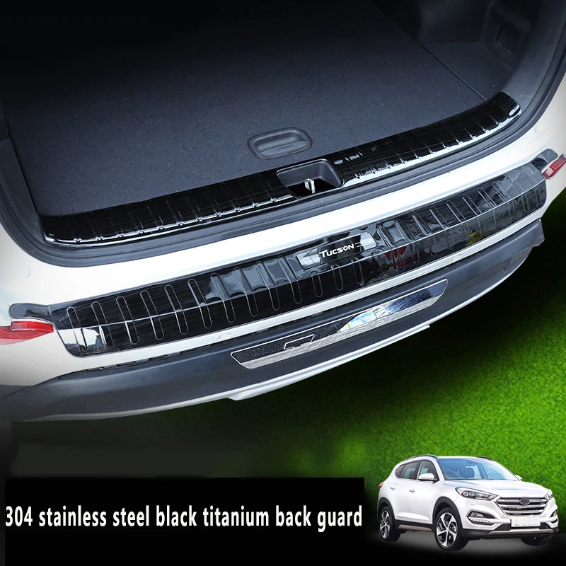 Новинка задние накладки из нержавеющей стали Tucson для Hyundai 15 19 дюймов|Обивка