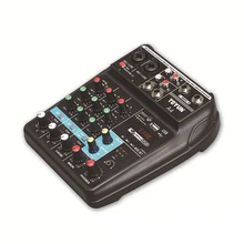 Портативная звуковая микшерная консоль А4, аудио миксер, запись 48 В, Phantom power Effects, 4 канала, аудио Миксер с USB EU US Plug