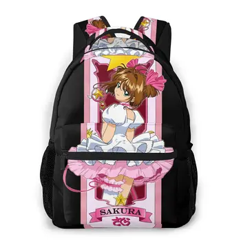 

CardCaptor Sakura Cool New Pattern knapsack Card Captor Sakura Teens Books Backpack