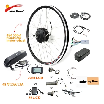 

Powerful 48V500W Electric Bike Conversion Kit with Lithium Battery for 26"700C(28") Electric Motor Wheel bicicleta велосипед