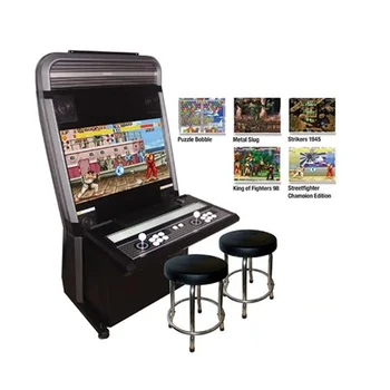 

Video Game Coin Operated Pandora Box 9D and 2 Console Cabinet to Arcade Game Machine Video Games