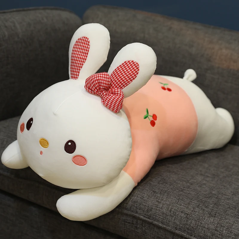 Buy REYBEYOLA Cute Rabbit Plush Animal Toy Adorable Rabbit Bear Plushie  Stuffed Pillow Halloween Big Ear Rabbit Plush Doll Gift for Adults Boys  Girls (White red Bunny, 11.8 in) Online at Low