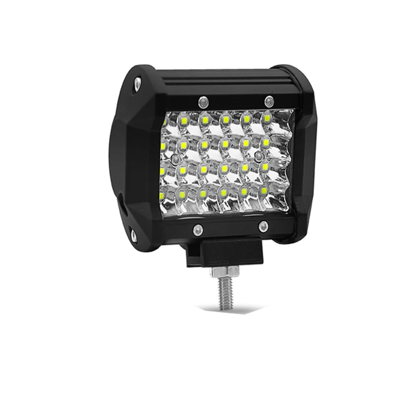 

1 pcs 4-inch 72W 4 LED Strip Light Working Spot Beam for Work Driving Offroad Boat Car General models 7200LM Led Waterproof IP68