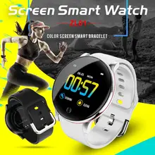 Умные спортивные часы с сенсорным экраном, водонепроницаемые, мониторинг здоровья, с 1,3 дюймовым ips цветным экраном для женщин и мужчин, спортивный браслет