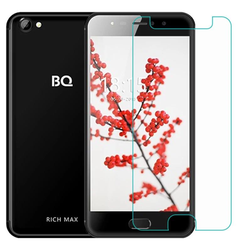 

Mobile 9H Tempered Glass For BQ BQ-5521L Rich Max 5.5" GLASS Protective Film Screen Protector cover
