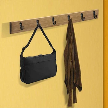 

25 Pieces Wall Mounted Coat Hook Robe Hooks Cloth Hanger Coat Hanger Coat Hooks Rustic Hooks and 50 Pieces Screws for Bath Kitch