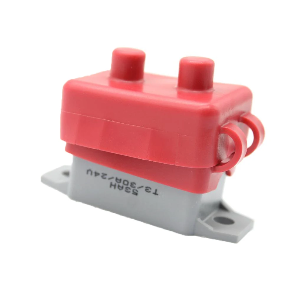 30 Amp Manual Reset Circuit Breaker With Belt Cover Reset Protector