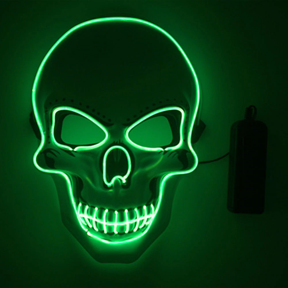 

Skeleton Mask Led Light Up Party Masks The Purge Election Year Great Funny Masks Festival Cosplay Costume Supplies Glow In Dark