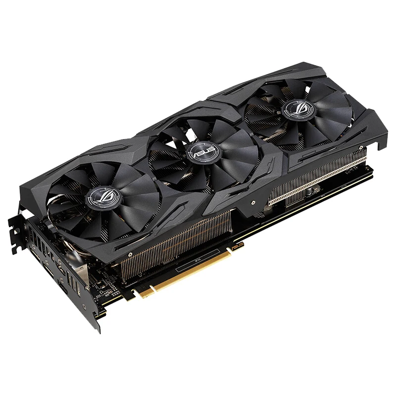 Asus ROG-STRIX-RTX2060-O6G-GAMING 1365-1860MH компьютерная игровая видеокарта поддержка 4 вывода экрана б/у 90% Новинка