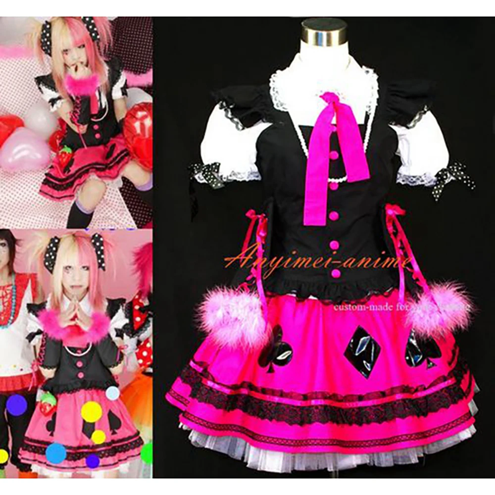 fondcosplay hiphop Gothic Tripp Japan An Cafe Bou Visual J-rock cotton Dress Outfit Cosplay Costume Tailor-made[G451] |