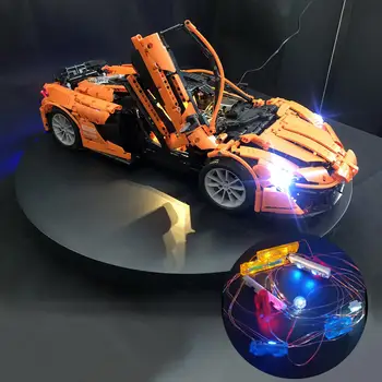 

Building Block Sports Car Toy Accessories Remote Control Lighting Kit LED Light Kit For Lego 20087 McLaren Racing Car