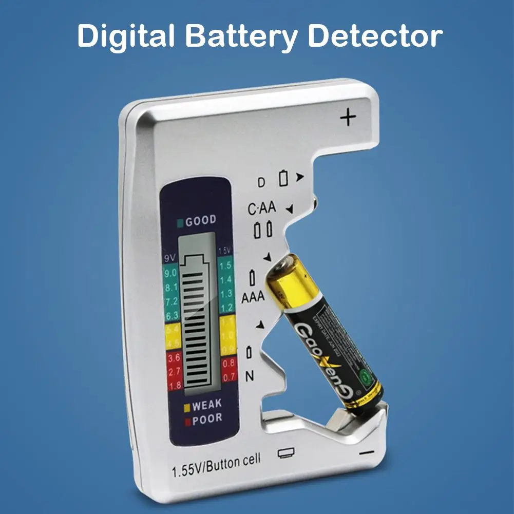 Тестер емкости литиевых аккумуляторов C/D/9V/AA/AAA/1 5 V|Тестеры аккумуляторов| |