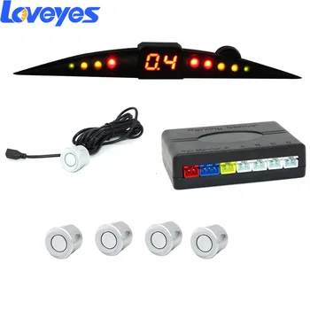 

Car LED Reversing Radar Moontooth Reverse Parking Sensor System Sound Alert Indicator Probe System Parktronic Sensors 12V Z02