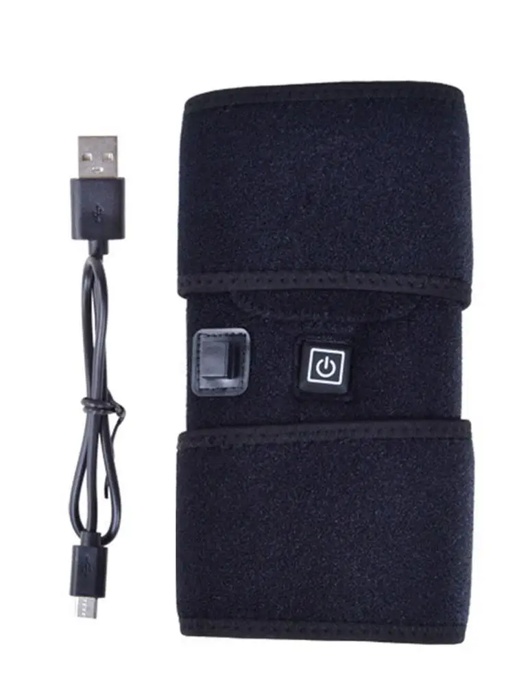 USB наколенник с подогревом бандаж обертывание горячая терапия теплые аккумуляторные грелки для мышц облегчение боли Расслабление Электрический массажер