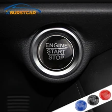 Parada de arranque de motor de coche interruptor de encendido mando tapa Trim de ajuste para Toyota CHR C-HR C h Camry Highlander 2017 de 2018 a 2019