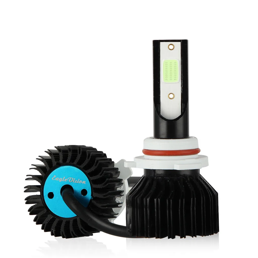 

kongyide Car Light 2x 9005 LED Headlight Conversion Kit Bulb 30000LM High Power 8000K Ice Blue Auto Headlights 12V Led Light 07