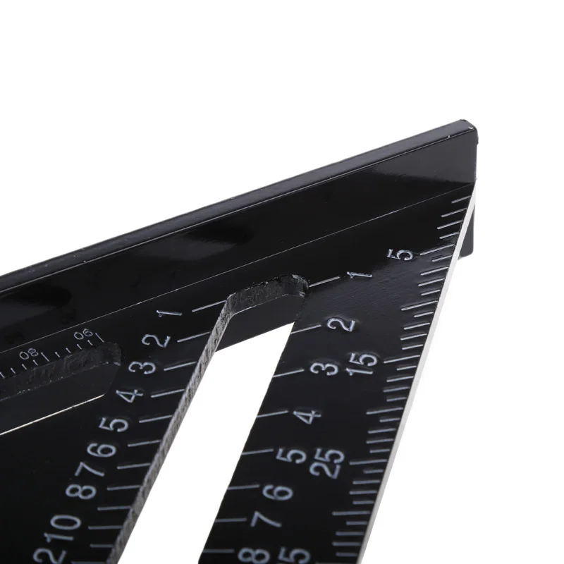

7 Inch Metric Aluminum Alloy Speed Square Roofing Triangle Angle Protractor L4MF