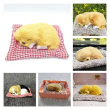 Poupée d'animal artificiel, mignon, Portable, délicat, exquis, Adorable, Simulation d'animal pour la maison