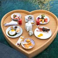 Bali B & B swimming pool floating tray breakfast 5