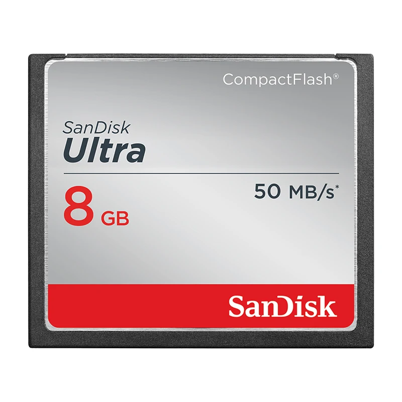 Карта памяти SanDisk Ultra CompactFlash 8 ГБ 16 ГБ 32 ГБ карта CF 333X50 Мб/с скорость чтения DSLR для камеры видео SDCFHS