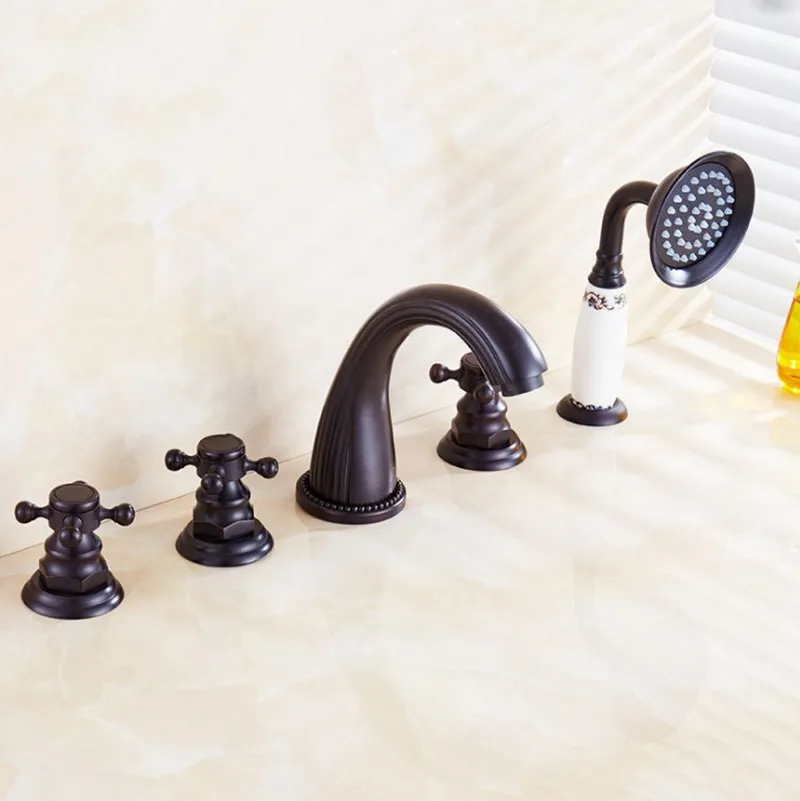 Бронзовый Смеситель для ванной комнаты с масляным нагревом смеситель раковины