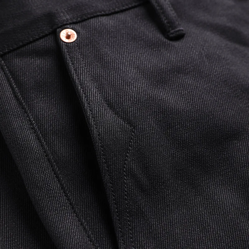 DN-0002 Vintage 14 Oz Indigo Selvage Stylish Trousers Mens Casual Chino Raw Denim Jean Pants Size 28-42 4