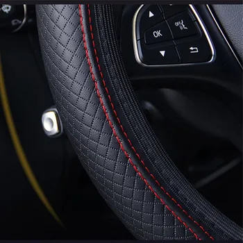 

Car Steering Wheel Cover 36-39cm For Volkswagen VW Passat B5 B6 B7 Golf 4 5 6 Jetta MK4 BORA Tiguan MK5 MK6 Touran Skoda Superb