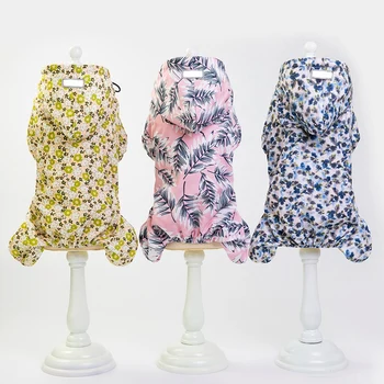 

--Pet Windproof Raincoat with Hat Dogs Rain Jacket Safety Rainwear Dog Jumpsuits Poncho Clothes For Small Medium Dog