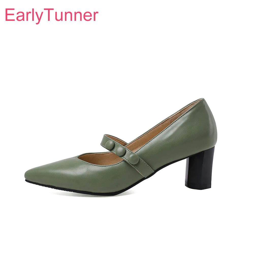 green 2 inch heels