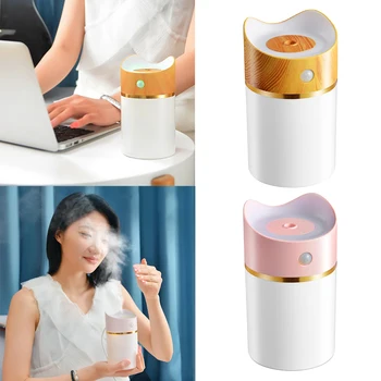 

USB LED Ultrasonic Home Office Humidifier Air Diffuser Purifier Mist Maker Pink