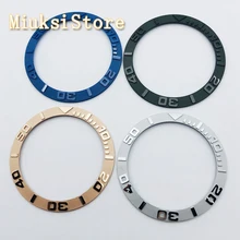38 мм, черная, синяя, розовая, золотая, серая керамическая вставка для подавтоматических мужских часов 40 мм 38 мм, черная, синяя, розовая, золотая, серая керамическая вставка для подавтоматических мужских часов 40 мм