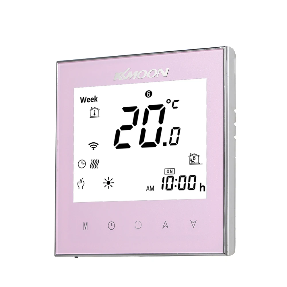 KKmoon портативный цифровой водно-газовый котел нагревательный термостат с Wi-Fi подключением и голосовым управлением комнатный контроль температуры