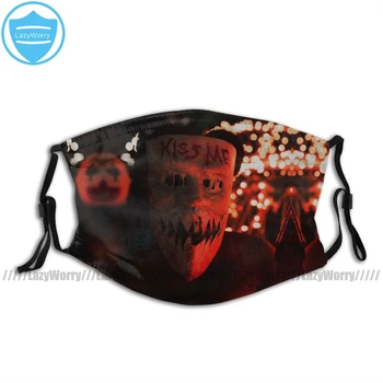 

The Purge Kiss Me Mouth Face Mask The Purge EEUU Election Facial Mask with 2 Filters Funny Polyester Mask
